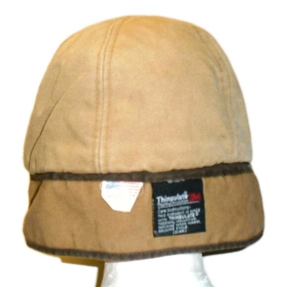 Carhartt Vintage Dog Ear Ear Flaps Mens Hat Cap sz. Large Made in Usa - Picture 2 of 5